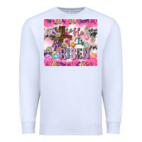 White He is risen 20oz tumbler Premium Sweatshirt - Neo Western