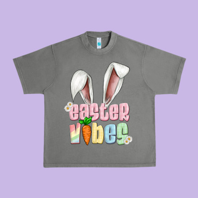 Easter Vibes Urban Heavy Tee Designed By Artiststas