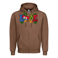 Chestnut love haitian republic Zipper Hoodie - RanaPortraitStore
