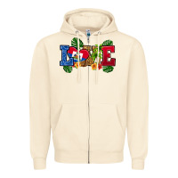 Sandshell love haitian republic Zipper Hoodie - RanaPortraitStore