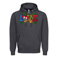 Smoke love haitian republic Zipper Hoodie - RanaPortraitStore