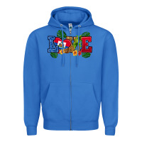 True Royal love haitian republic Zipper Hoodie - RanaPortraitStore