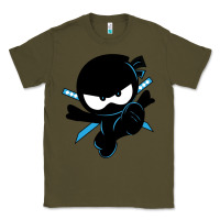 Army Green ninja kid Classic Tee - Unal Design