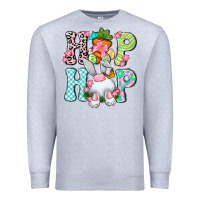 Heather Grey Hip hop Happy Easter Premium Sweatshirt - Neo Western