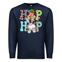 Navy Hip hop Happy Easter Premium Sweatshirt - Neo Western