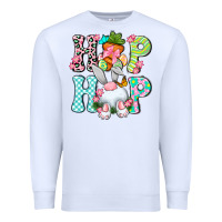 White Hip hop Happy Easter Premium Sweatshirt - Neo Western