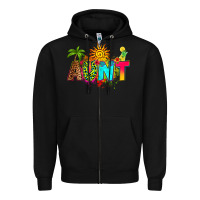 Black summer aunt Zipper Hoodie - RanaPortraitStore