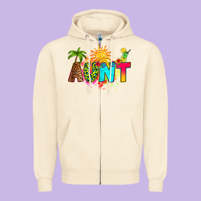Zipper Hoodie summer aunt