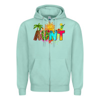 Seafoam summer aunt Zipper Hoodie - RanaPortraitStore