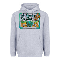 Heather Grey oh honey i'm that mom Heavyweight Hoodie - Zillion Design Studio