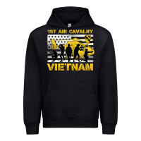 Black 1st air cavalry vietnam veteran Urban Hoodie - Jasminsmagicworld