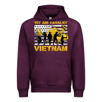 Mauve Wine 1st air cavalry vietnam veteran Urban Hoodie - Jasminsmagicworld
