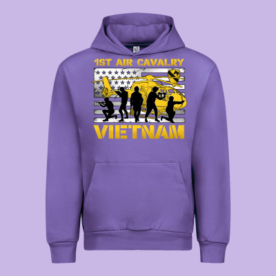 1st Air Cavalry Vietnam Veteran Urban Hoodie Designed By Jasminsmagicworld