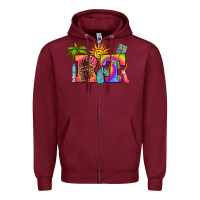 Burgundy respiratory therapist summer Zipper Hoodie - RanaPortraitStore