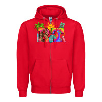 Red respiratory therapist summer Zipper Hoodie - RanaPortraitStore