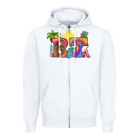 White respiratory therapist summer Zipper Hoodie - RanaPortraitStore
