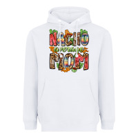 White nacho average mom Heavyweight Hoodie - Zillion Design Studio