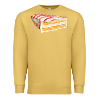 Antique Gold white christmas cake Premium Sweatshirt - FaDigitalArtStudio