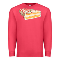 Cardinal white christmas cake Premium Sweatshirt - FaDigitalArtStudio