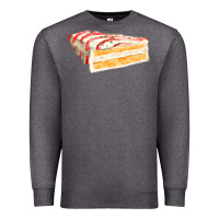 Charcoal Heather white christmas cake Premium Sweatshirt - FaDigitalArtStudio