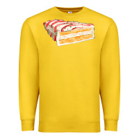 Lemon white christmas cake Premium Sweatshirt - FaDigitalArtStudio