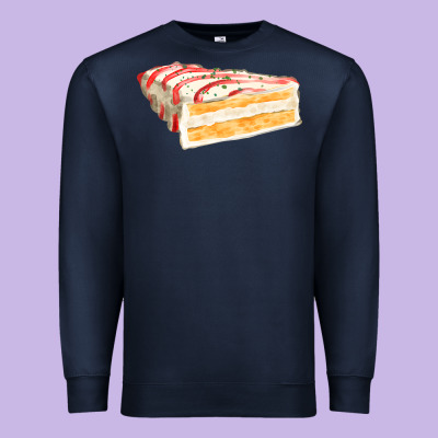 White Christmas Cake Premium Sweatshirt Designed By Fadigitalartstudio