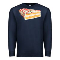 Navy white christmas cake Premium Sweatshirt - FaDigitalArtStudio