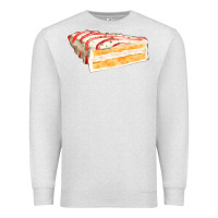 Oatmeal Heather white christmas cake Premium Sweatshirt - FaDigitalArtStudio