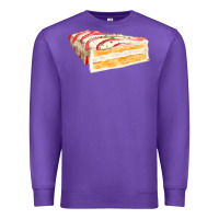 Purple white christmas cake Premium Sweatshirt - FaDigitalArtStudio