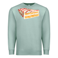 Seafoam white christmas cake Premium Sweatshirt - FaDigitalArtStudio