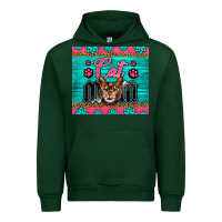 Forest Green Western Bengal Cat Mom Urban Hoodie - LillyAllenDesigns
