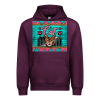 Mauve Wine Western Bengal Cat Mom Urban Hoodie - LillyAllenDesigns