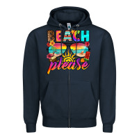 Navy beach please Zipper Hoodie - RanaPortraitStore