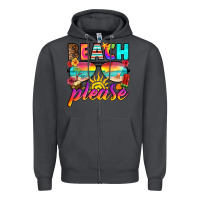 Smoke beach please Zipper Hoodie - RanaPortraitStore