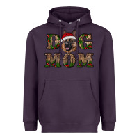 Plum chriistmas dog mom with german shepherd Heavyweight Hoodie - RanaPortraitStore