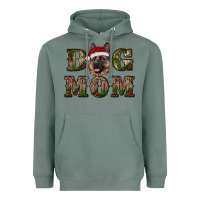Sage chriistmas dog mom with german shepherd Heavyweight Hoodie - RanaPortraitStore