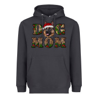 Smoke chriistmas dog mom with german shepherd Heavyweight Hoodie - RanaPortraitStore