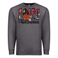 Charcoal Heather love halloween Premium Sweatshirt - CowhideDigitalArt