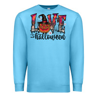 Ocean Blue love halloween Premium Sweatshirt - CowhideDigitalArt
