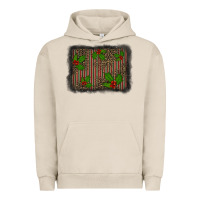 Pigment French Oak christmas plaid leopard mistletoe background Urban Hoodie - BarkalooDesign