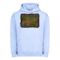 Pigment Grape Ice christmas plaid leopard mistletoe background Urban Hoodie - BarkalooDesign