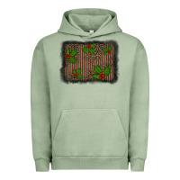 Pigment Oil Green christmas plaid leopard mistletoe background Urban Hoodie - BarkalooDesign