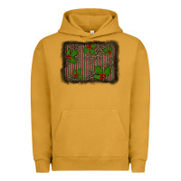 Pigment Peanut Butter christmas plaid leopard mistletoe background Urban Hoodie - BarkalooDesign