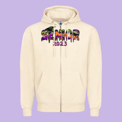 Zipper Hoodie senior 2023 halloween