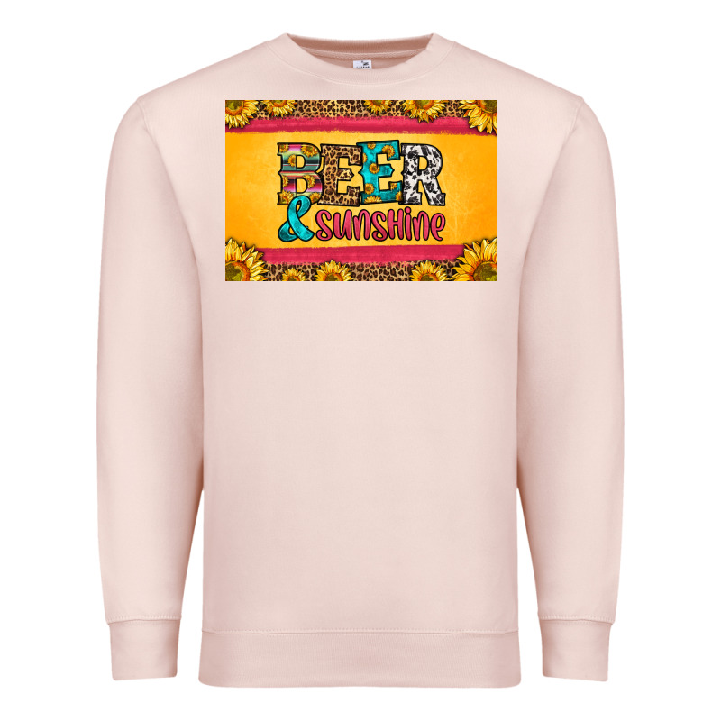Beer And Sunshine Skinny Metal Can Holder Premium Sweatshirt by HRA Design Shop | Teevron