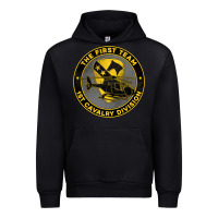 Black the first team 1st cavalry division Urban Hoodie - Jasminsmagicworld