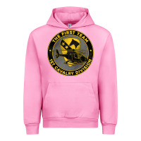 Fuchsia Pink the first team 1st cavalry division Urban Hoodie - Jasminsmagicworld