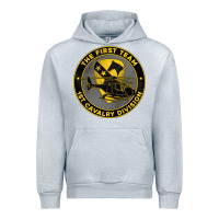 Heather Grey the first team 1st cavalry division Urban Hoodie - Jasminsmagicworld