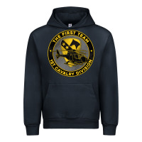 Navy the first team 1st cavalry division Urban Hoodie - Jasminsmagicworld
