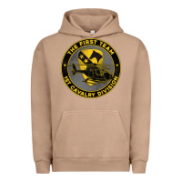 Pigment Burro the first team 1st cavalry division Urban Hoodie - Jasminsmagicworld